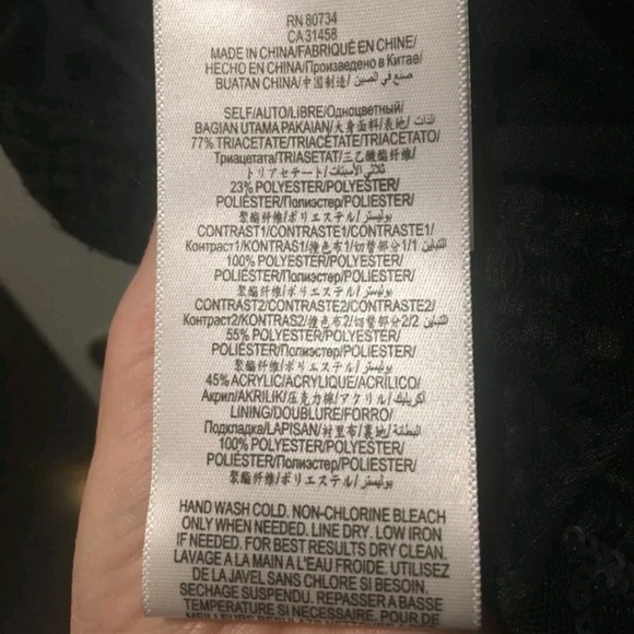 Bcbg Runway Yumi Black Dress - XS - Picture 7 of 8